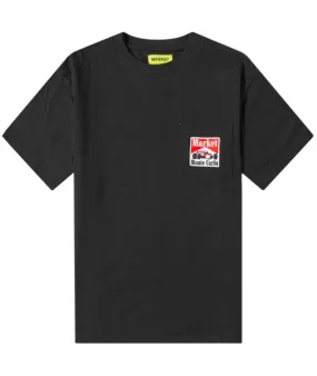 Polera Market Racing Logo Negra