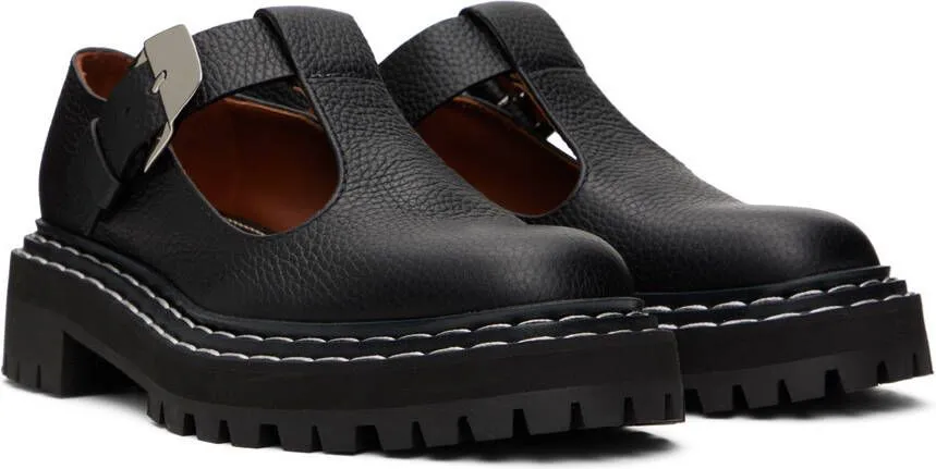 Proenza Schouler Black Mary Jane Oxfords