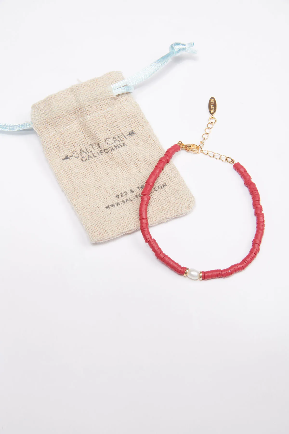 Pulsera de piedras rojas Windansea Bracelet