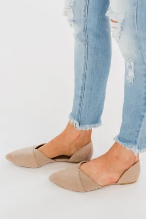 Qupid Zoom Flats Taupe Suede - Best deals, Reviews, and Prices