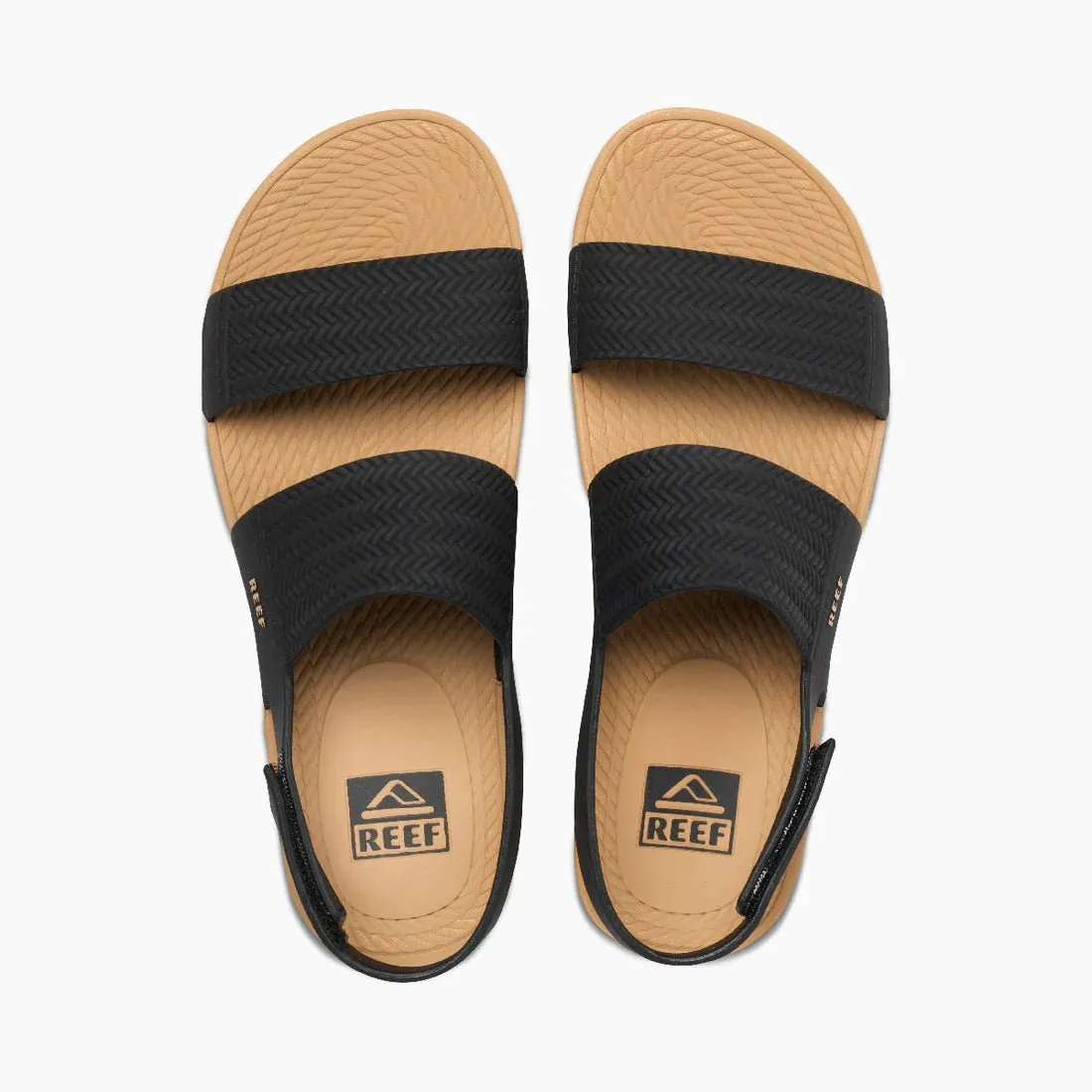 Reef Water Vista Women's Sandals in Black/Tan