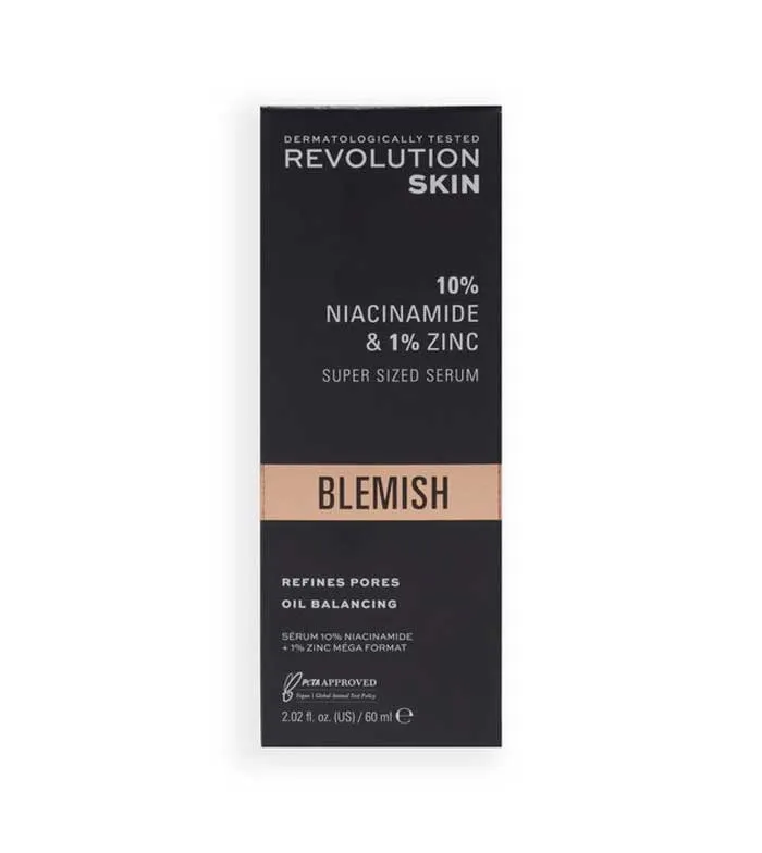 Revolution Skincare - *Blemish* - Sérum minimizador de poros 10% niacinamida + 1% zinc - 60ml