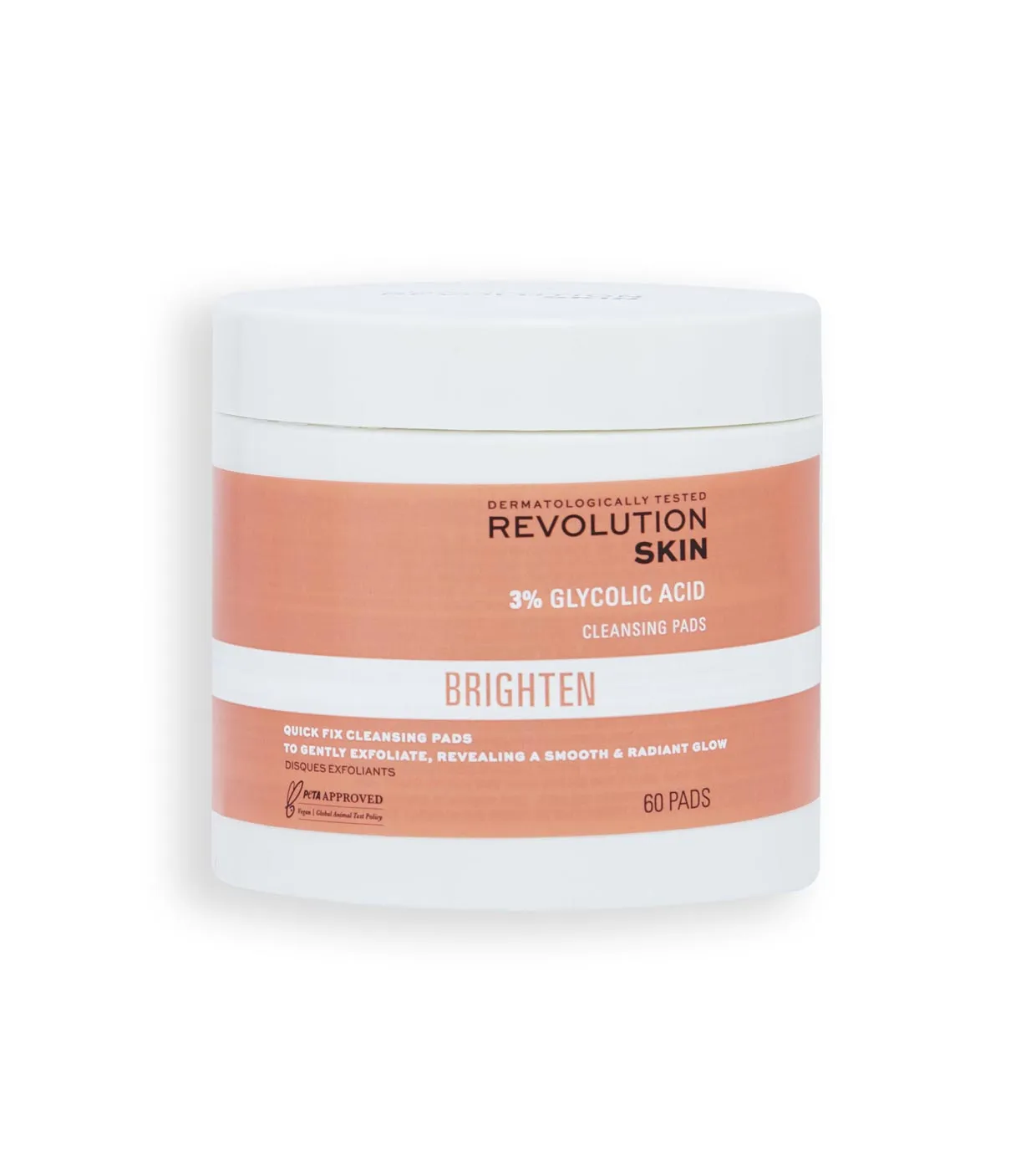 Revolution Skincare - *Brighten* - Discos limpiadores con 3% ácido glicólico