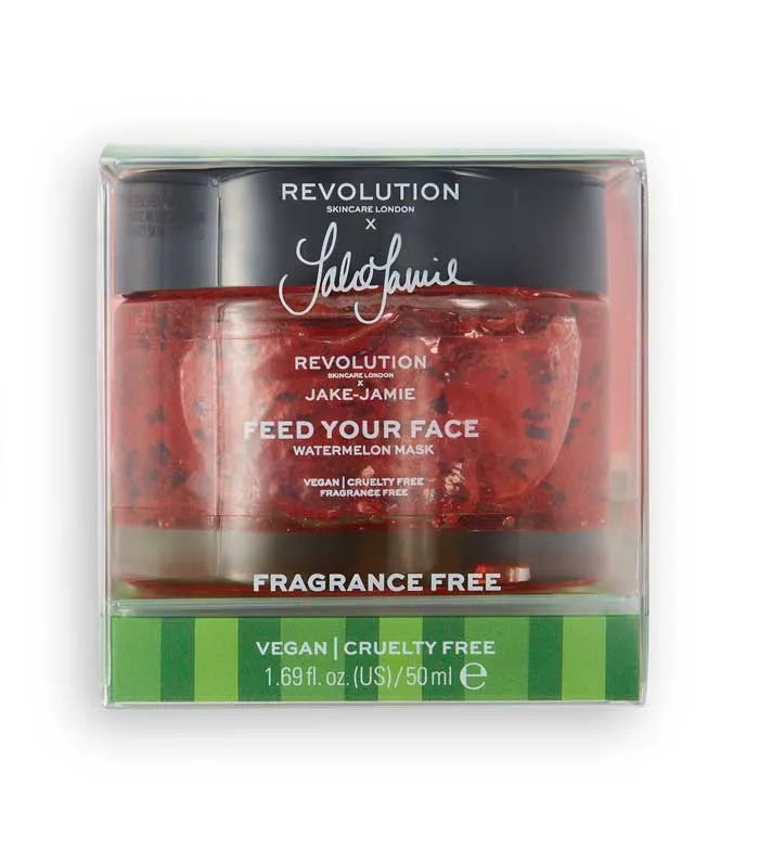 Revolution Skincare - Mascarilla hidratante x Jake-Jamie Feed your face - Sandía sin fragancia