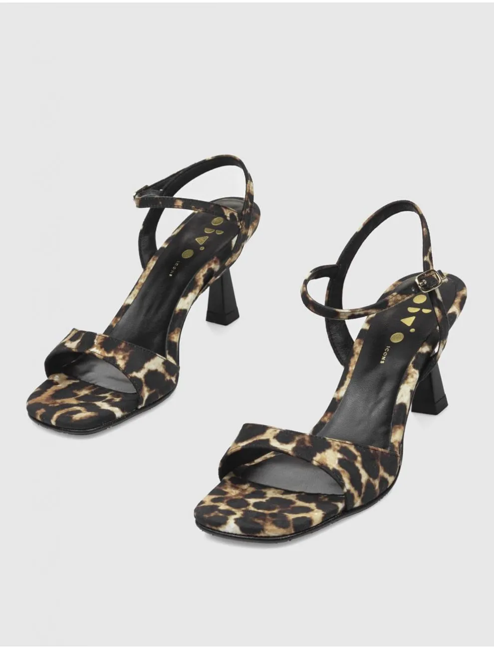 Sandalia Obvio Shoes Drac Leopardo