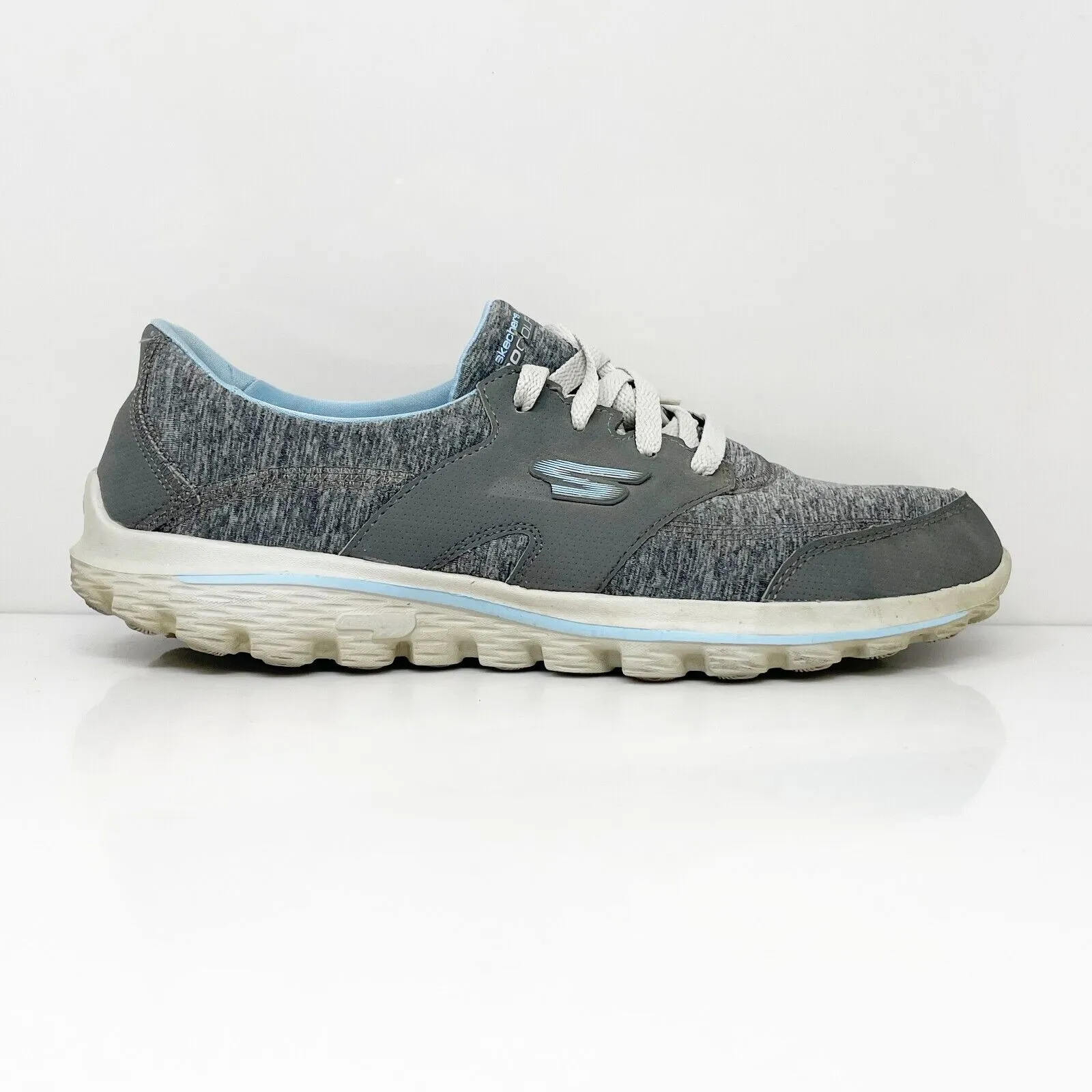 Skechers Womens Go Walk 2 13637 Gray Running Shoes Sneakers Size 9.5