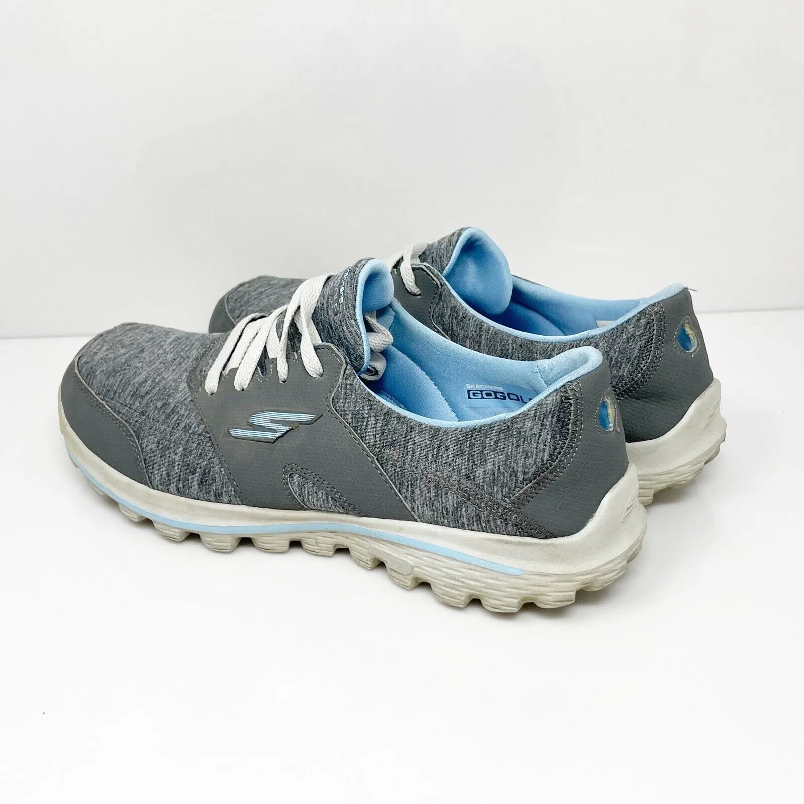 Skechers Womens Go Walk 2 13637 Gray Running Shoes Sneakers Size 9.5