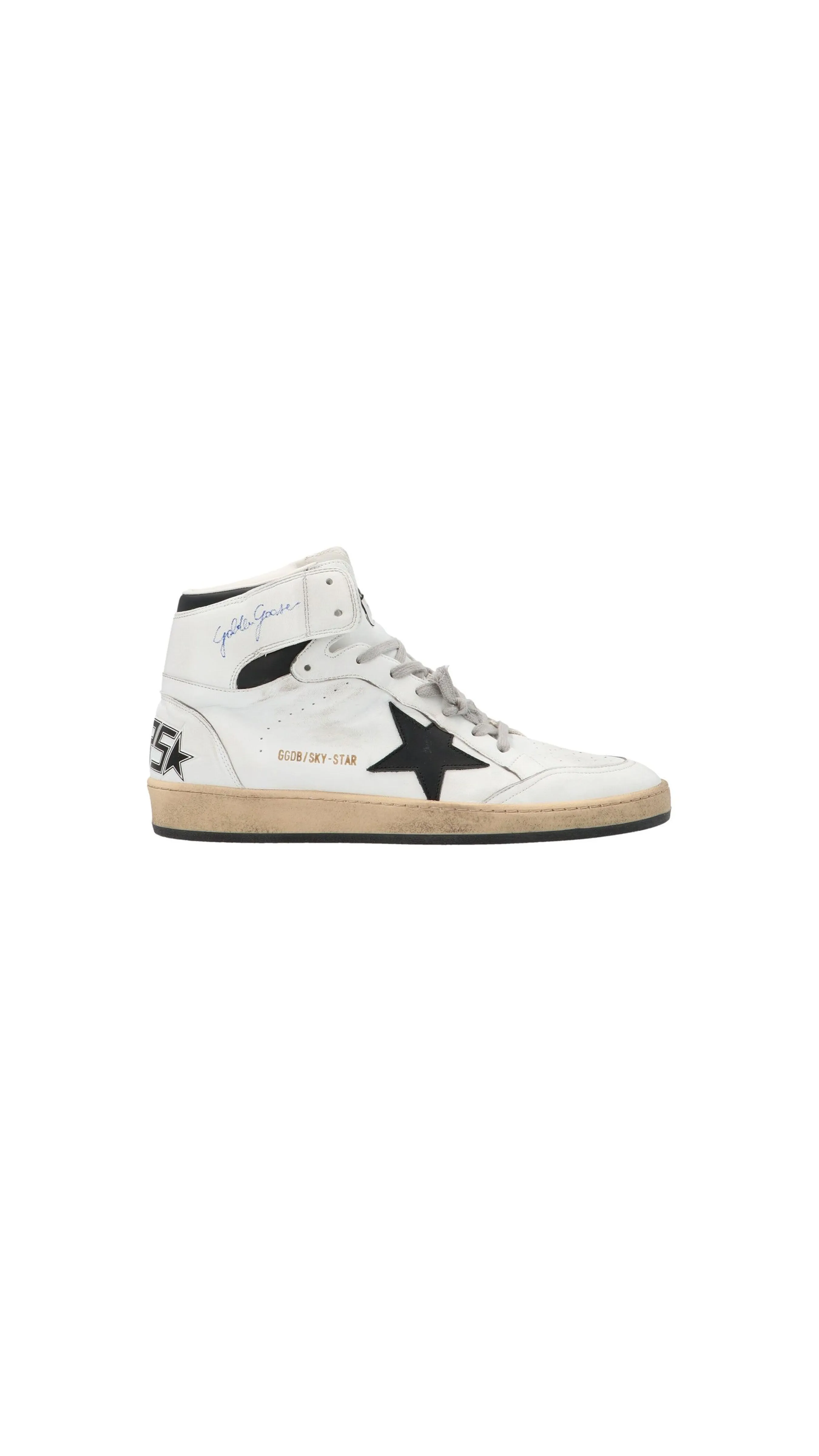 Sky Star Sneakers - White Black