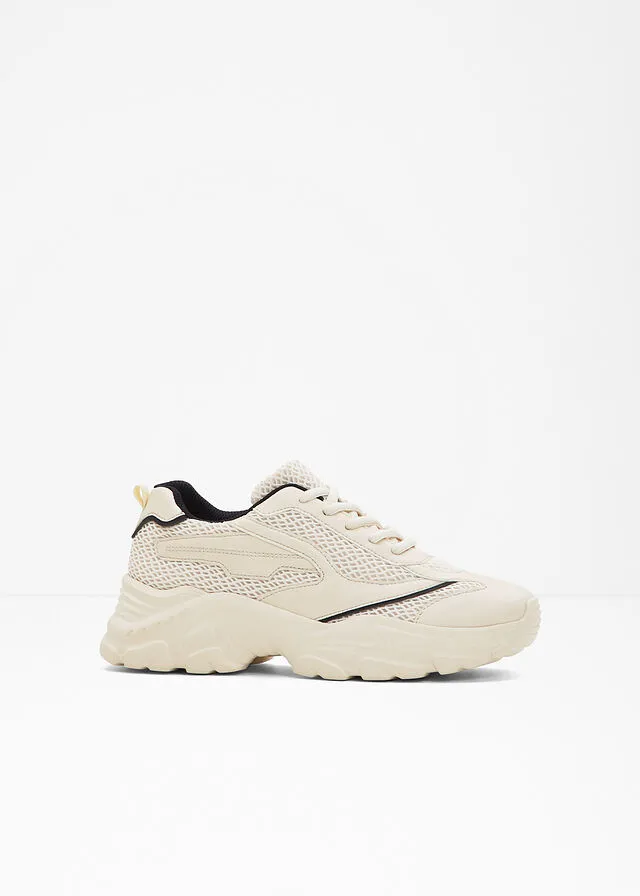 Sneakers bajos Beige