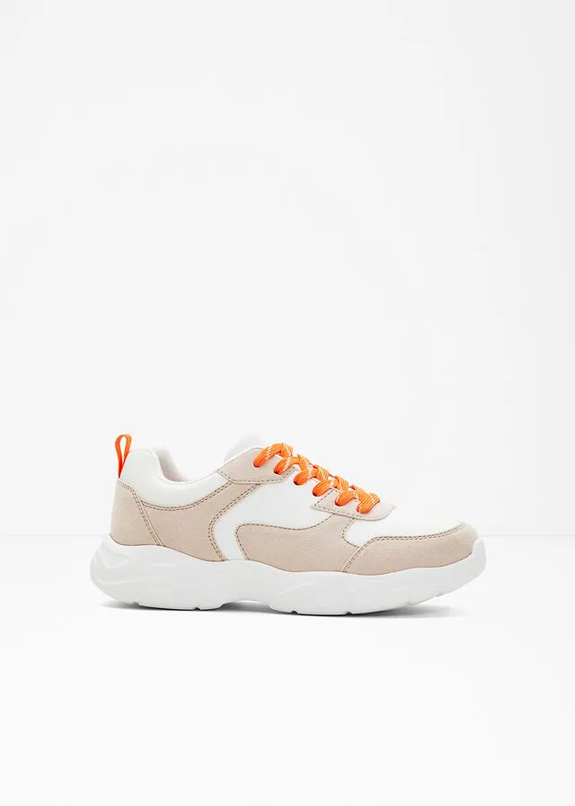 Sneakers bajos Naranja-beige