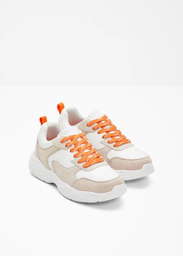 Sneakers bajos Naranja-beige