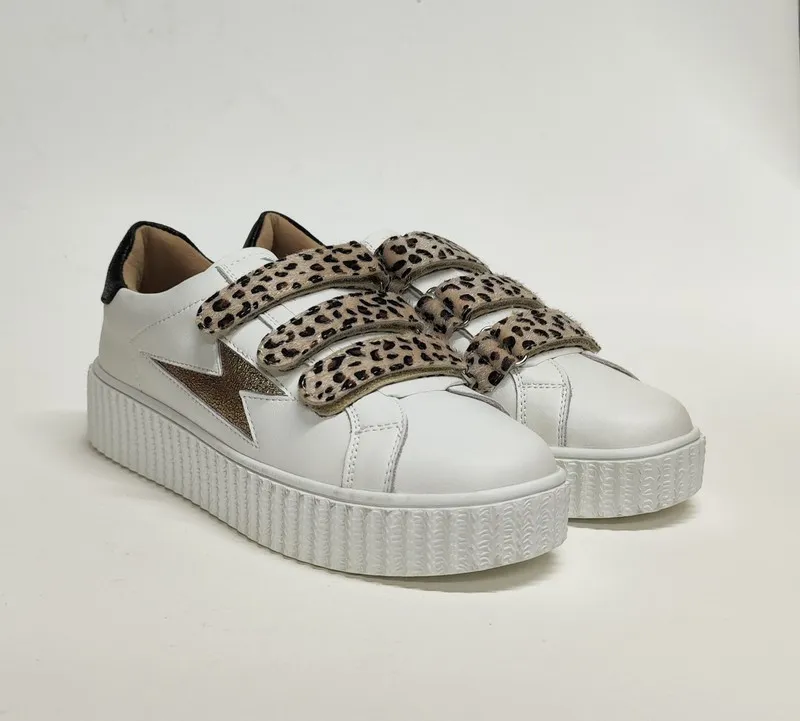 Sneakers Vw 2229 piel blanco