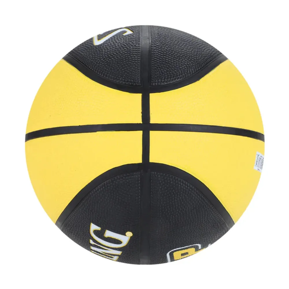 Spalding MVP Rubber Basketball - Yellow/Black