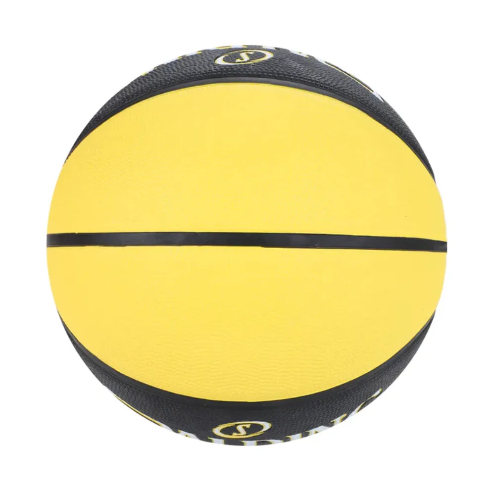 Spalding MVP Rubber Basketball - Yellow/Black