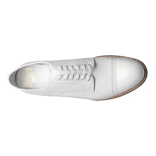 Stacy Adams Madison White Cap Toe Oxfords