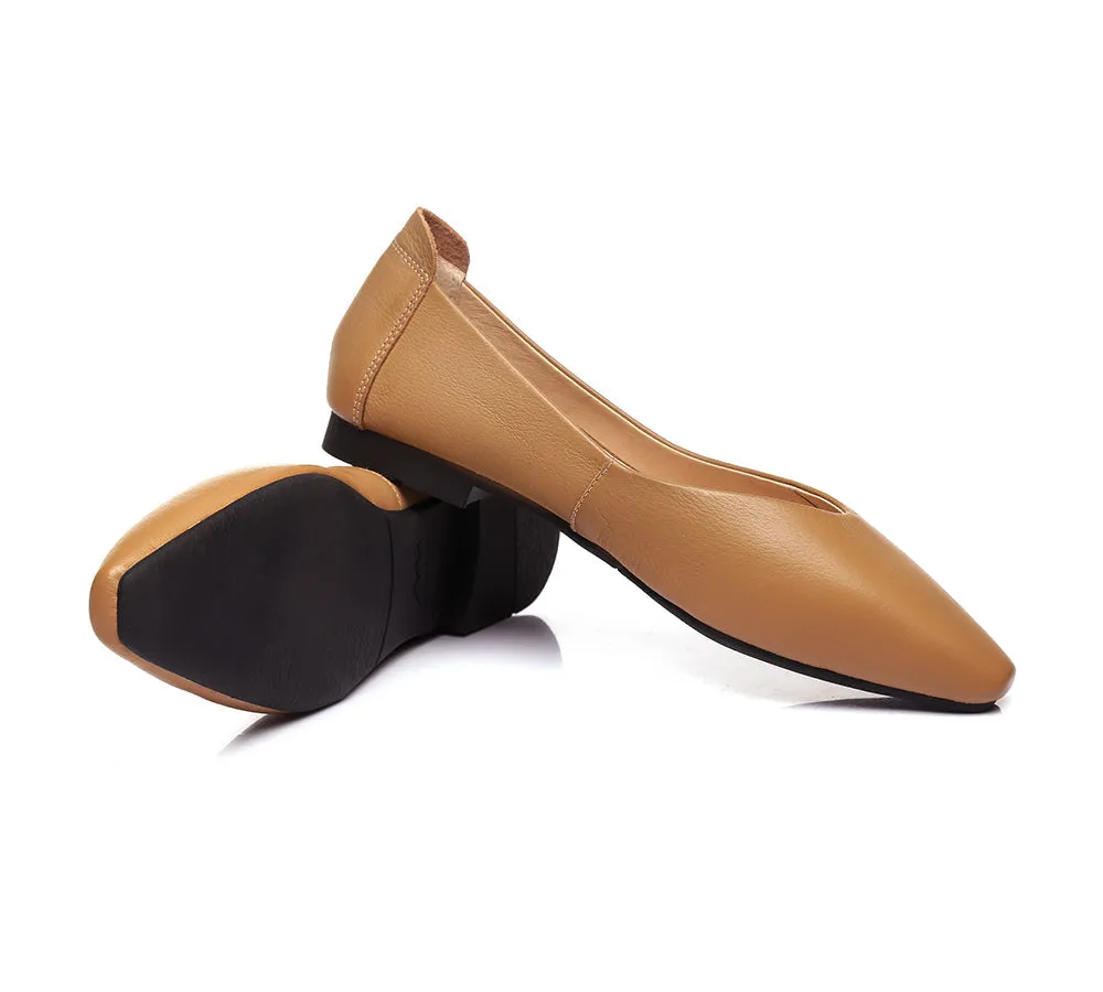 TARRAMARRA Ballet Flats Women Everly Pointed Toe Leather