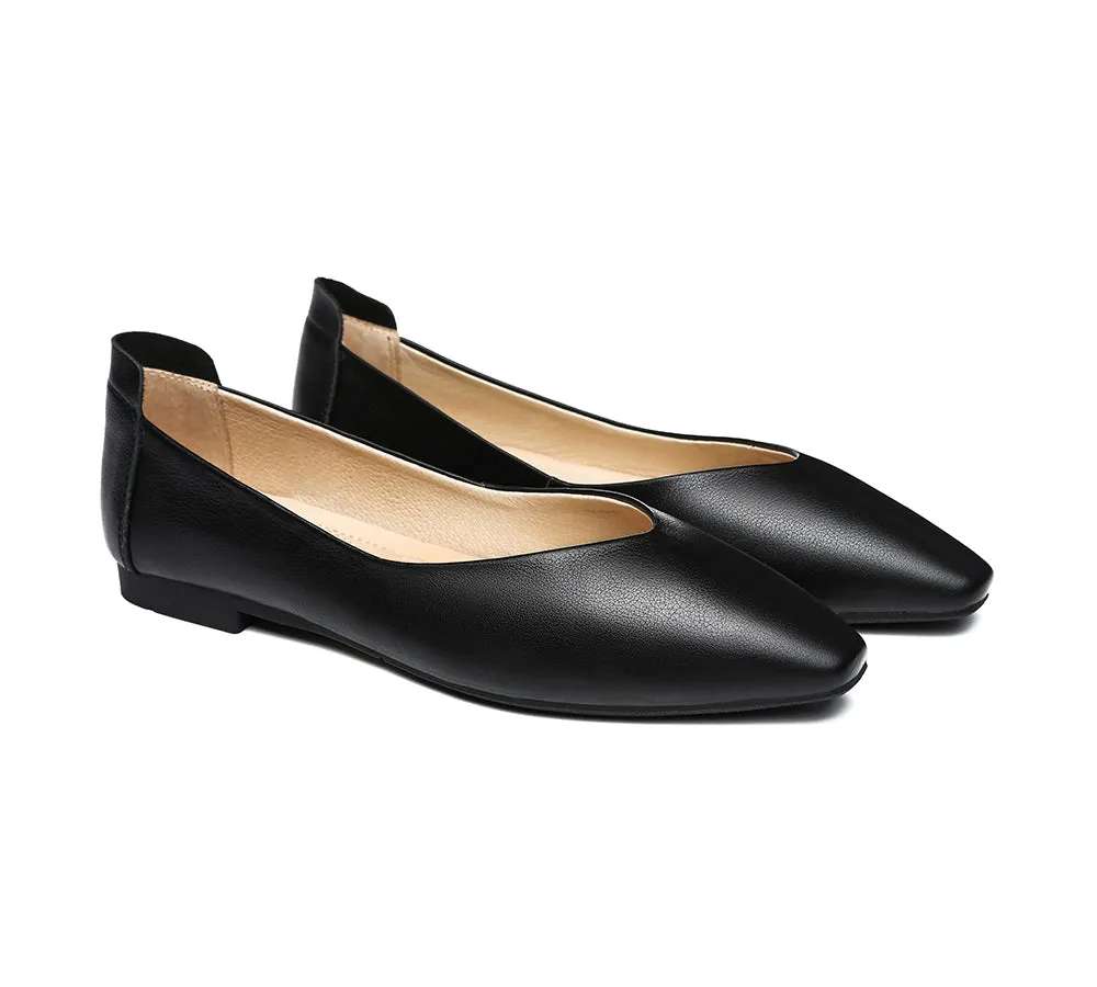 TARRAMARRA Ballet Flats Women Everly Pointed Toe Leather