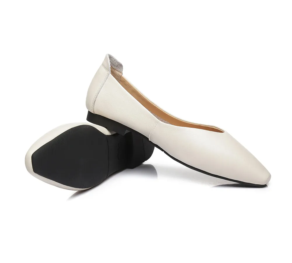 TARRAMARRA Ballet Flats Women Everly Pointed Toe Leather