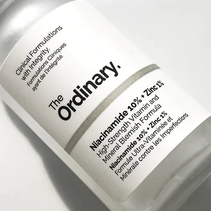 The Ordinary Niacinamide 10% + Zinc 1% (30ml) | Sérum Vitamina B3