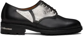 Toga Virilis Black Metal Plate Oxfords