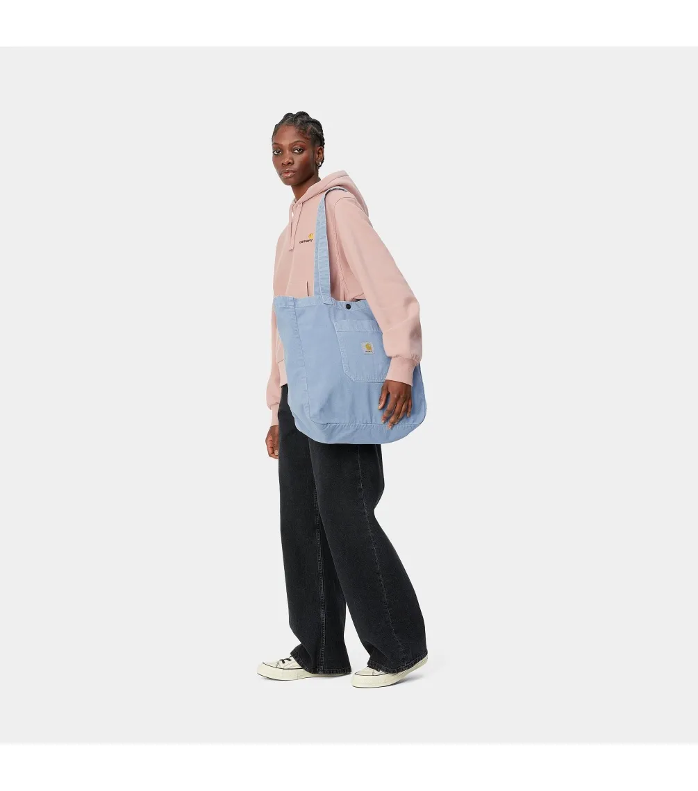 Tote bag CARHARTT WIP Garrison Tote - Frosted blue stone dyed