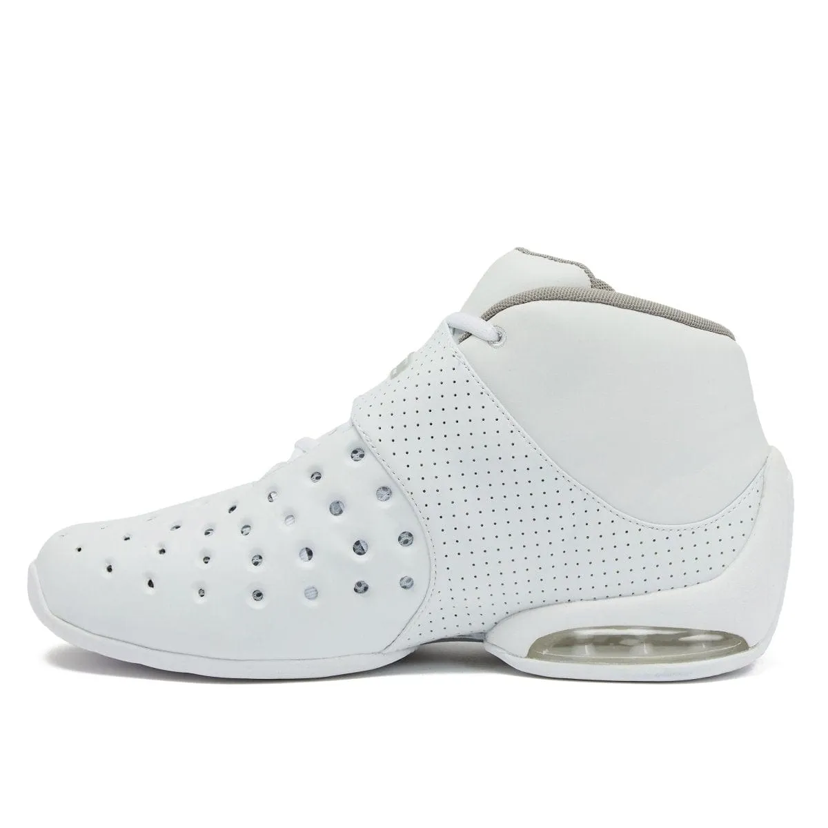 Triple White Basketball Shoes for Men by AND-1.