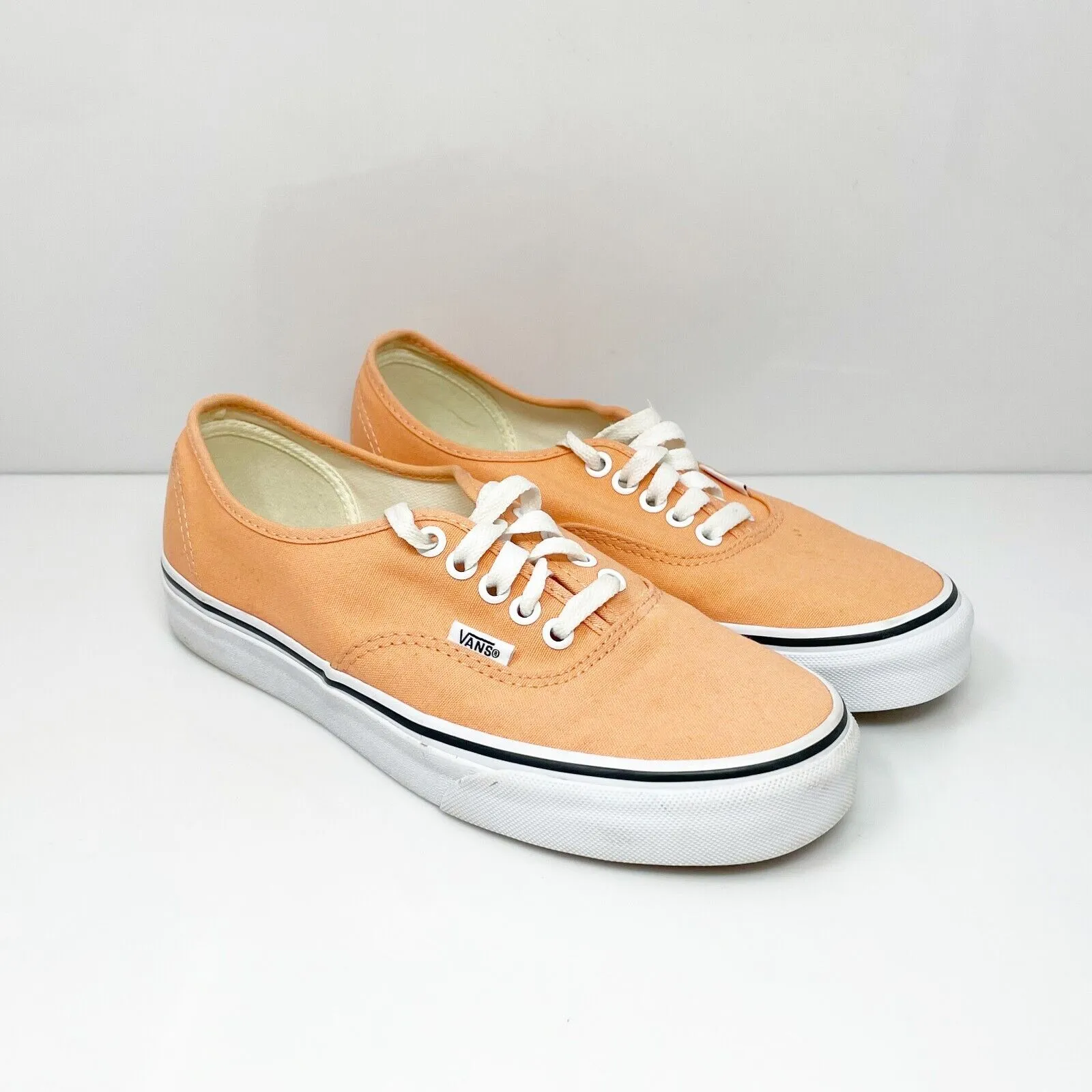 Vans Unisex Off The Wall 721356 Orange Casual Shoes Sneakers Size M 7 W 8.5