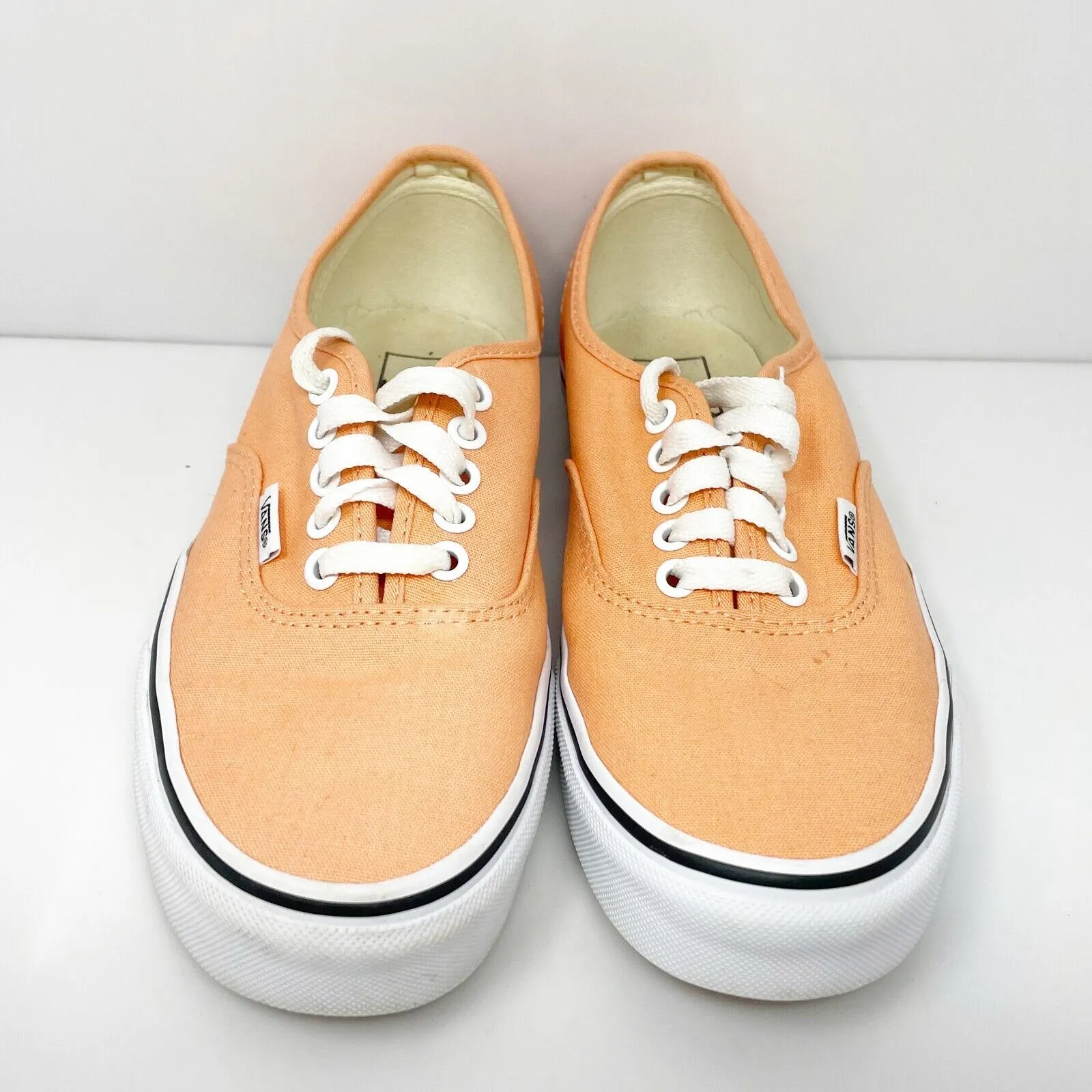 Vans Unisex Off The Wall 721356 Orange Casual Shoes Sneakers Size M 7 W 8.5