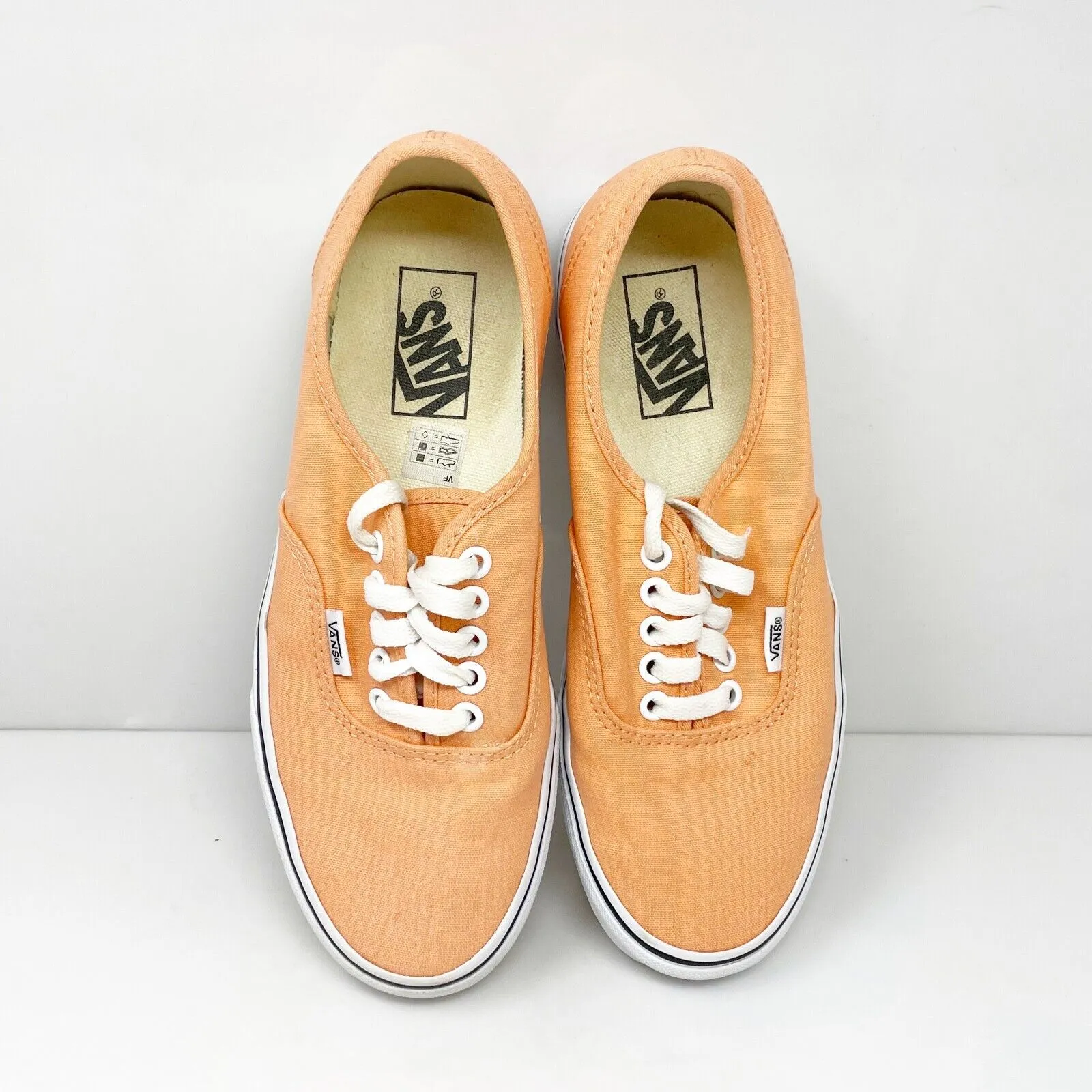 Vans Unisex Off The Wall 721356 Orange Casual Shoes Sneakers Size M 7 W 8.5