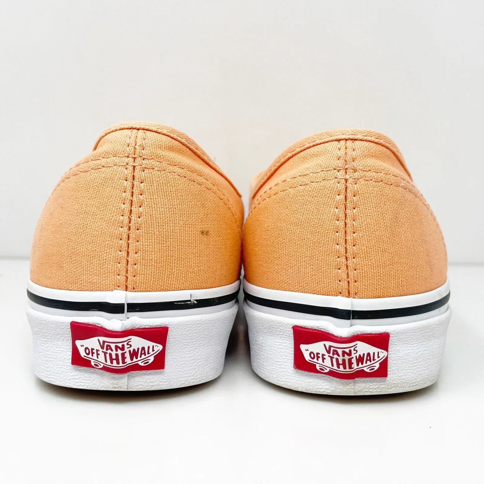 Vans Unisex Off The Wall 721356 Orange Casual Shoes Sneakers Size M 7 W 8.5