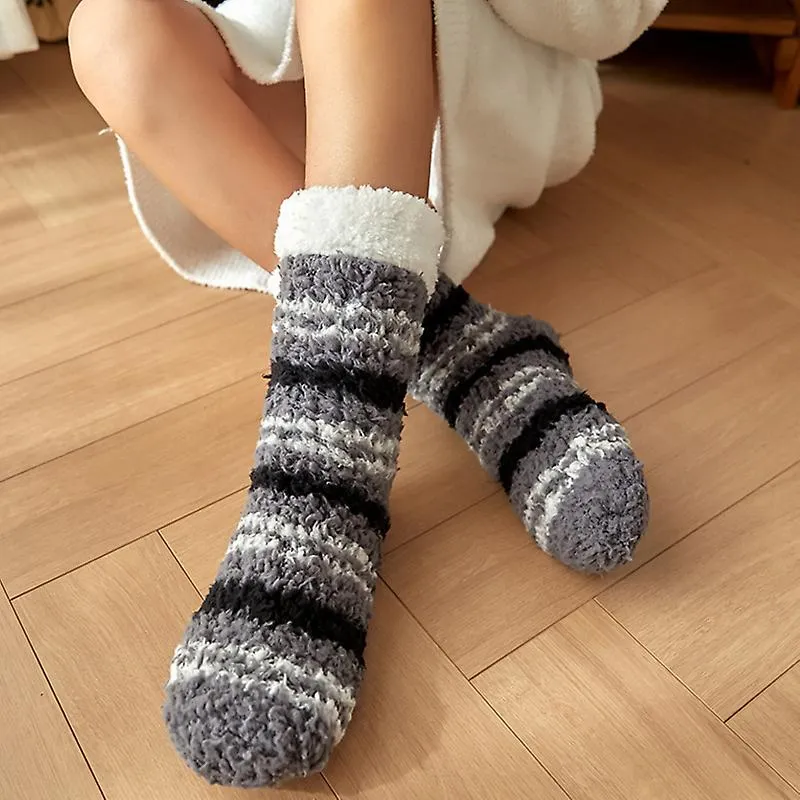 Variable Socks Cute Colorful Hair Soft Slippers Socksyellow