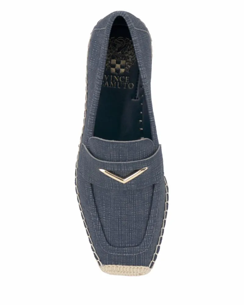 Vince Camuto MYYLEE Blue Linen Embossed