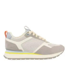 WHITE SNEAKERS WITH MULTICOLOR DETAILS FOR WOMEN WAUSAU