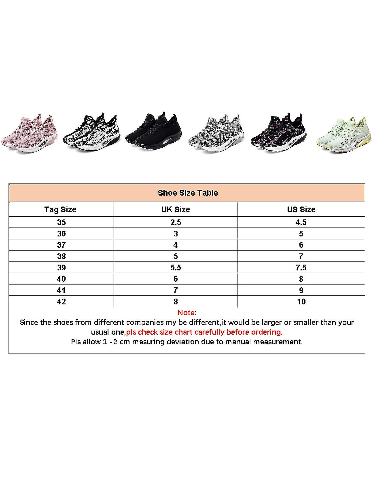 Women's Air Cushion Sports Shoes Casual Shoes Running Shoes