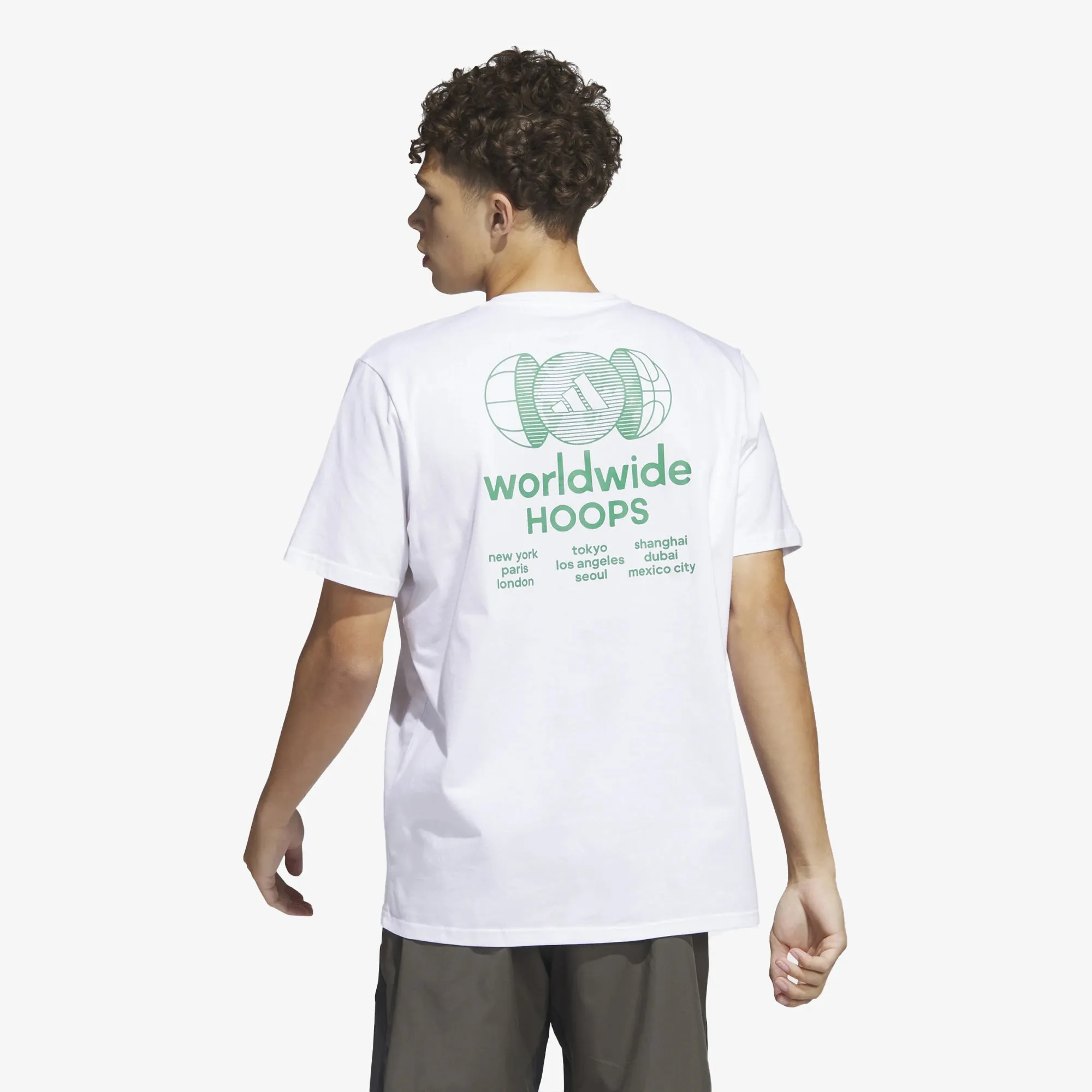 Worldwide Hoops City Basketball Tee, White - Shop Now