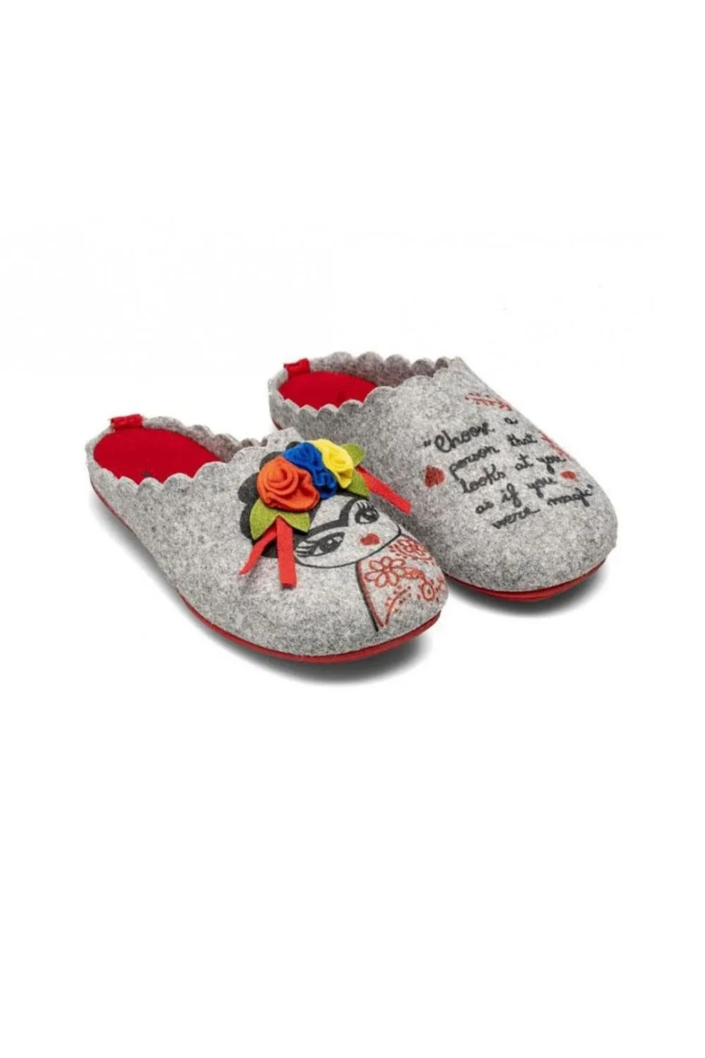 Zapatilla mujer Marpen Slippers Frida gris 30310-frida